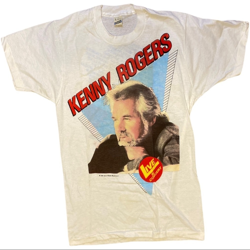 Vintage Kenny Rodger 86’ Tour Single Stitched T-Shirt
